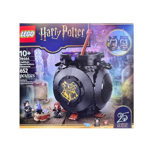 Harry Potter Cauldron: Secret Potions Classroom Lego Set (Ages 10+)