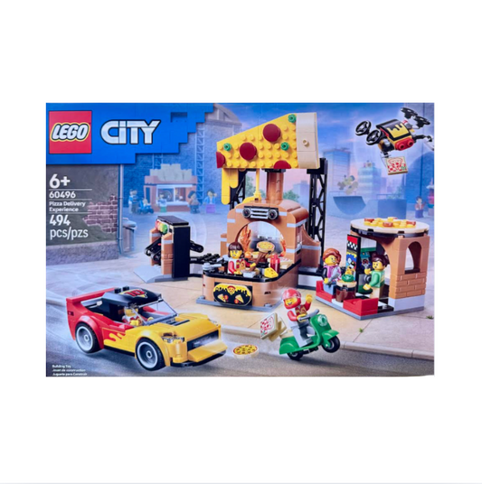Pizza Delivery Experience with Vehicles Lego Set (Ages 6+)