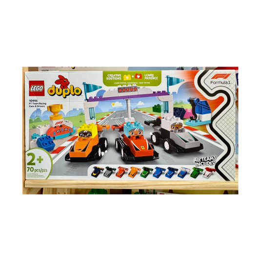 F1® Team Race Cars & Drivers Lego Set (Ages 2+)