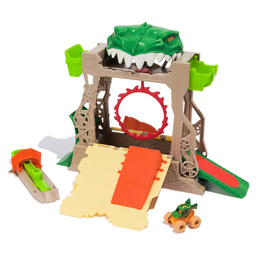Monster Jam Trucks, Dragon Dungeon of Doom Playset, Mini Jams