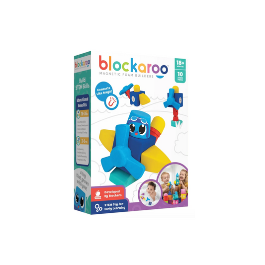 Blockaroo Boat Plane Robot And Accessories