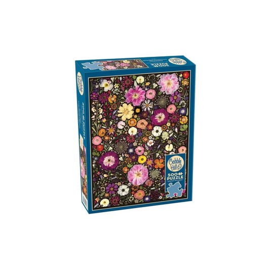 Cobble Hill Puzzle - Flower Press: Little Hollow & Red Daisy (500 pieces)