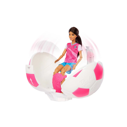 Team Barbie Roll & Reveal Soccer Player Doll