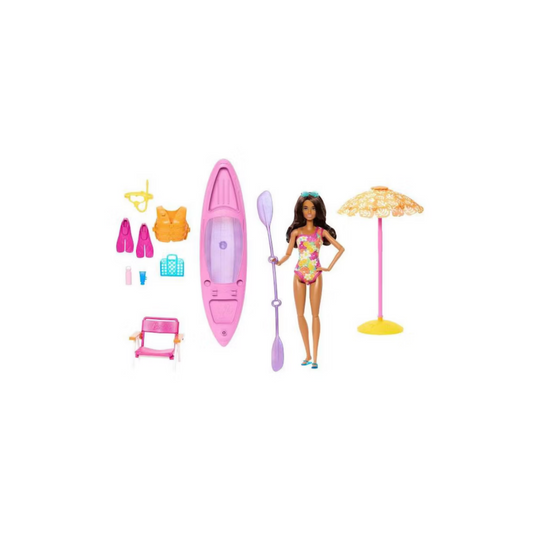 Barbie Summer Vacation Kayak Playset Doll