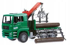 Bruder Timber Truck with Loading Crane