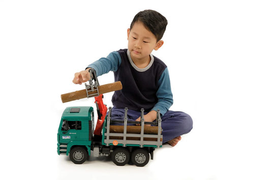 Bruder Timber Truck with Loading Crane