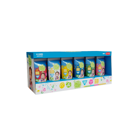Natural Face and Finger Paints - 6pcs