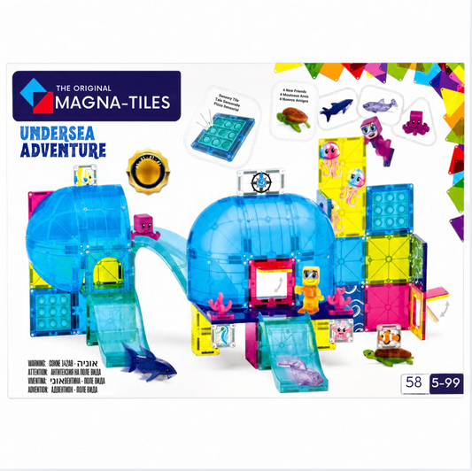MAGNA-TILES® Undersea Adventure 58-Piece Set