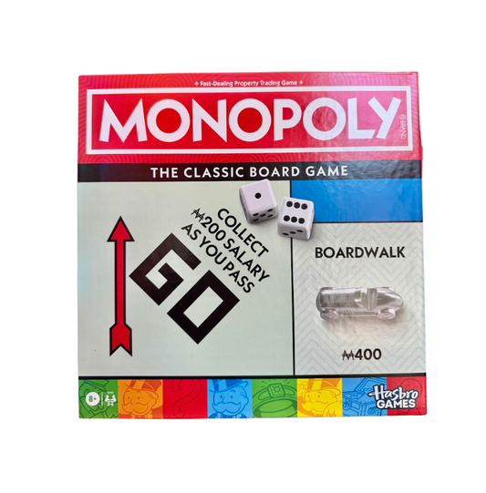 Monopoly Board Game with Storage Tray