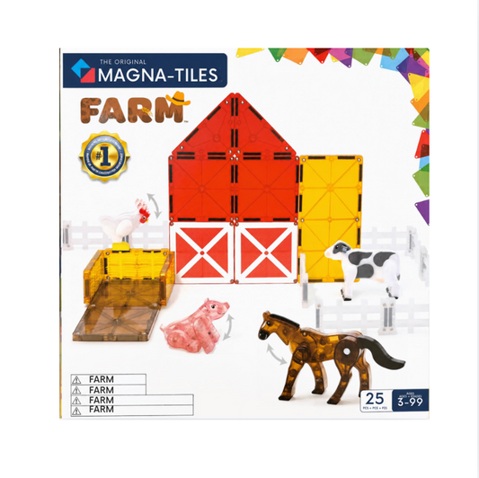 MAGNA-TILES® Farm Animals 25-Piece Set