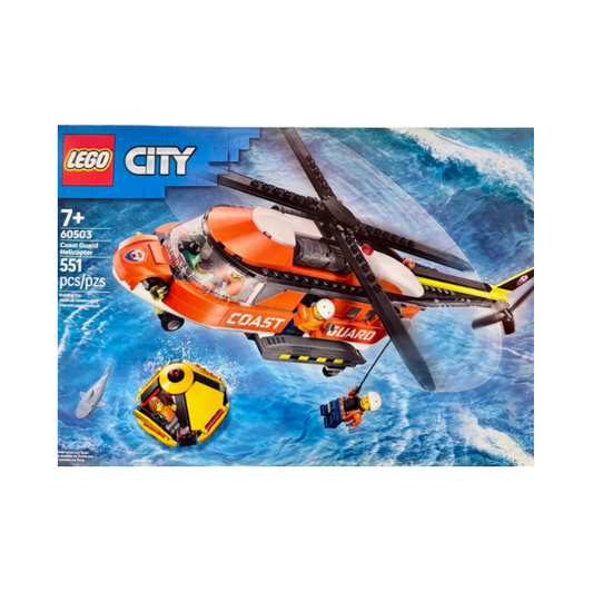 Coast Guard Helicopter Lego Set (Ages 7+)