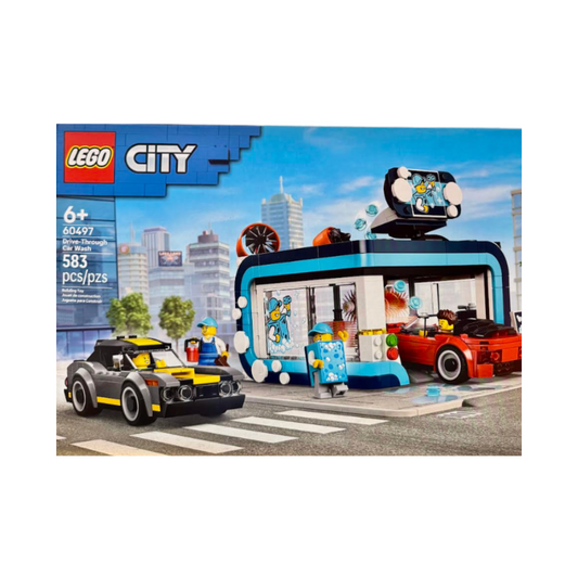 Drive-Through Car Wash Lego Set (Ages 6+)