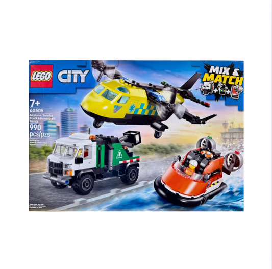 Helicopter Fire Truck & Submarine Remix Lego Set (Ages 7+)