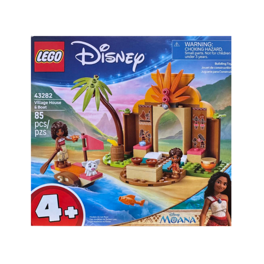 Disney Moana Village House & Boat Lego Set (Ages 4+)