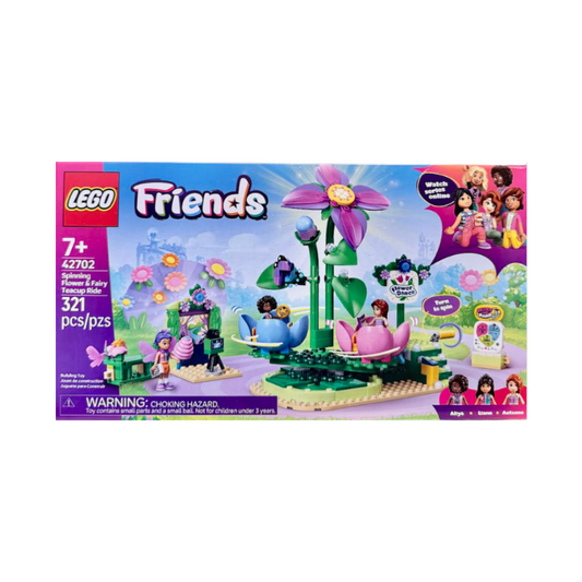 Spinning Flower & Fairy Teacup Ride Lego Set (Ages 7+)
