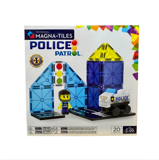 Police Patrol MAGNA-TILES® 20-Piece Set