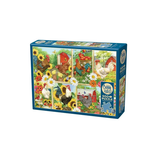 Cobble Hill Puzzle - Cockadoodledoo (500 pieces)
