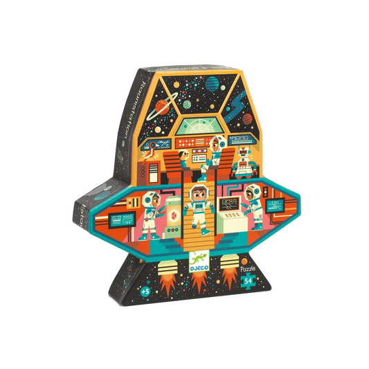 Silhouette Space Station Puzzle (54 pieces)