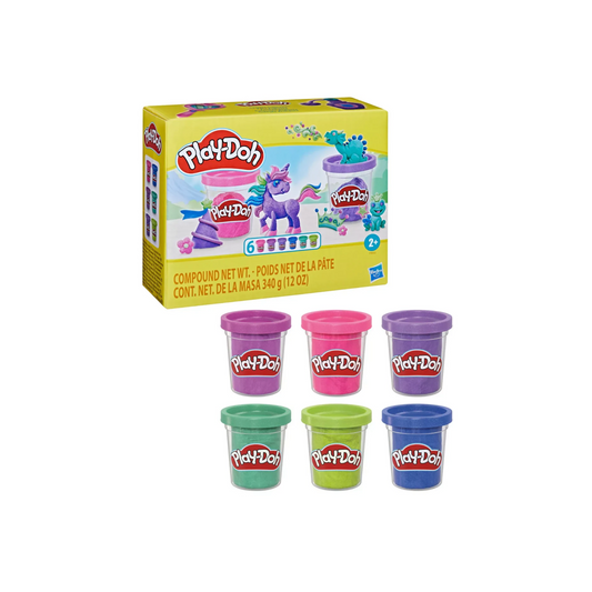 Play-Doh Sparkle Compound 6 Pack