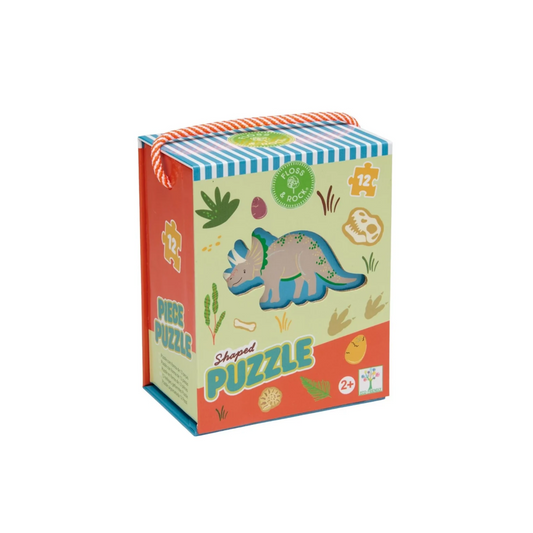 Dino 12pc Shaped Puzzle