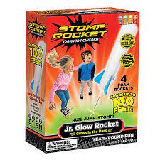 JR Glow Stomp Rocket Kit - 4 Rockets Game