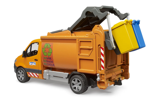 Bruder Sprinter Garbage Service with Garbage Cans